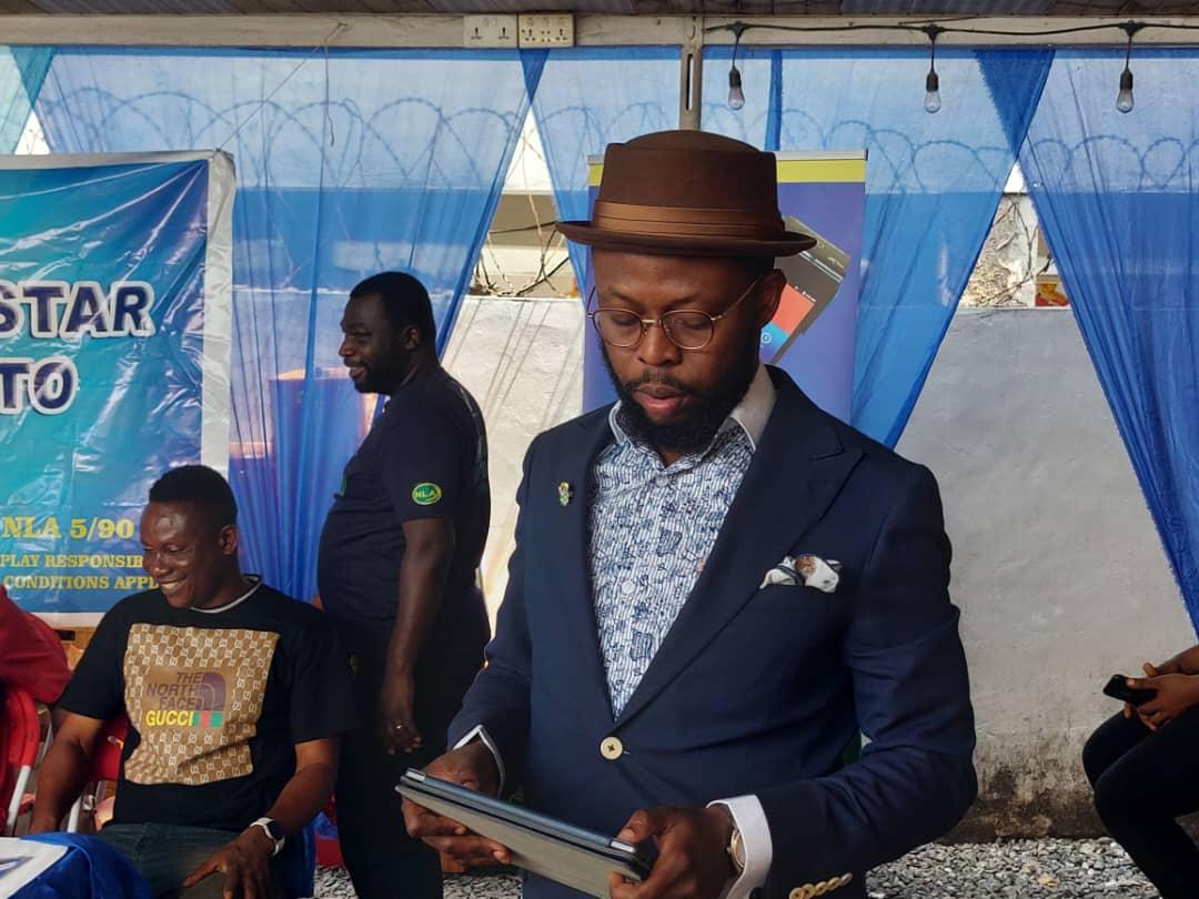 Blue Star Lotto App Launch – Live app demonstration